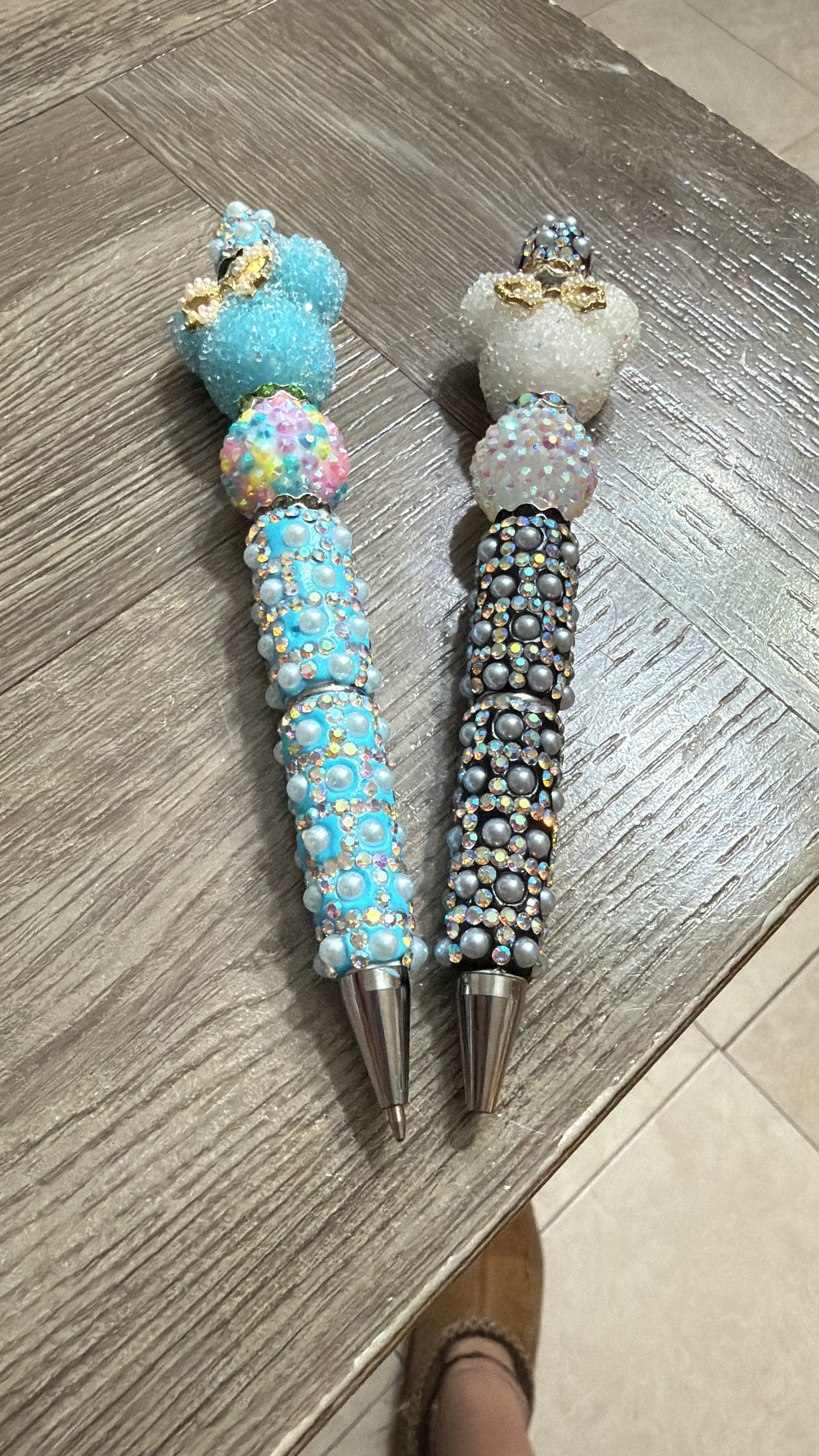 Handmade Rhinestone Beaded Pen